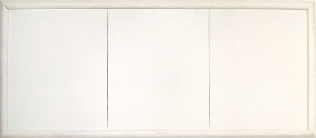Triptyque blanc