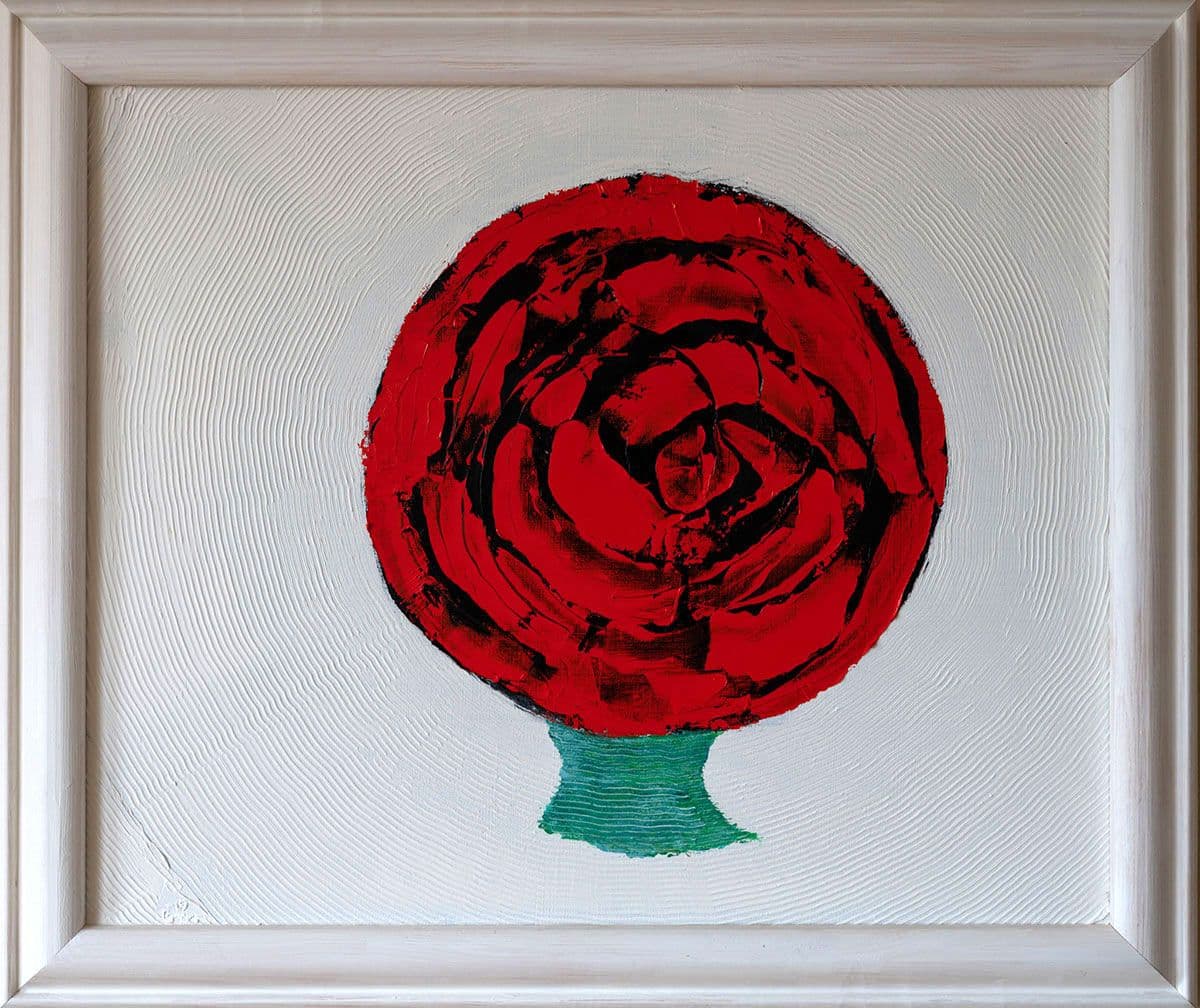 Träd i snölandskap